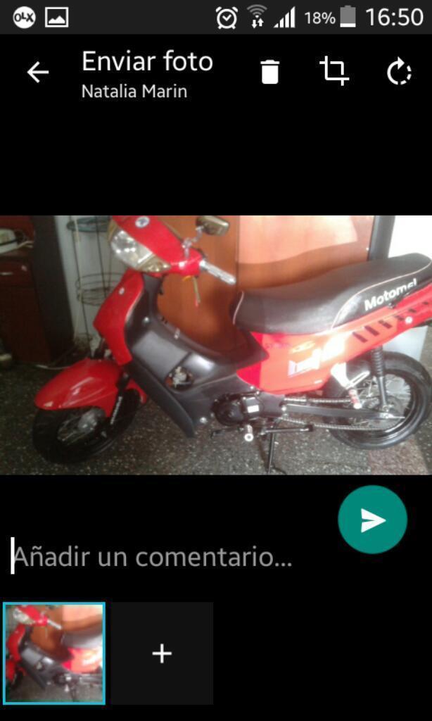 $11500 MOTOMEL TUNING 125CC linda impecable