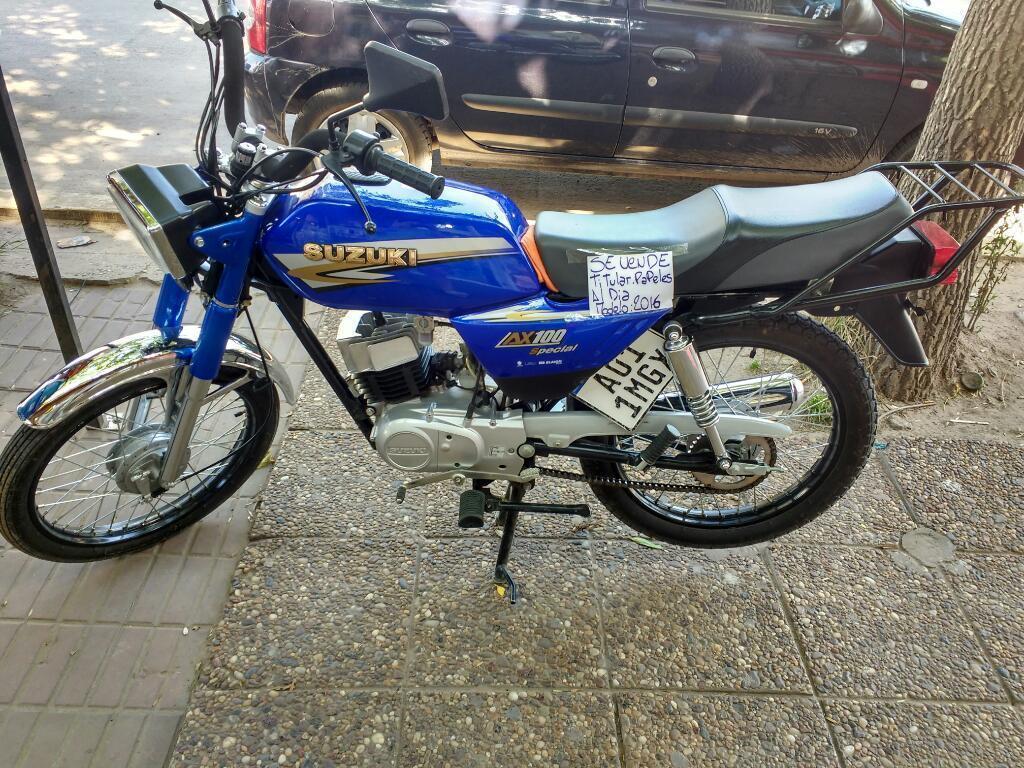 Moto Suzuki Ax 100 2016