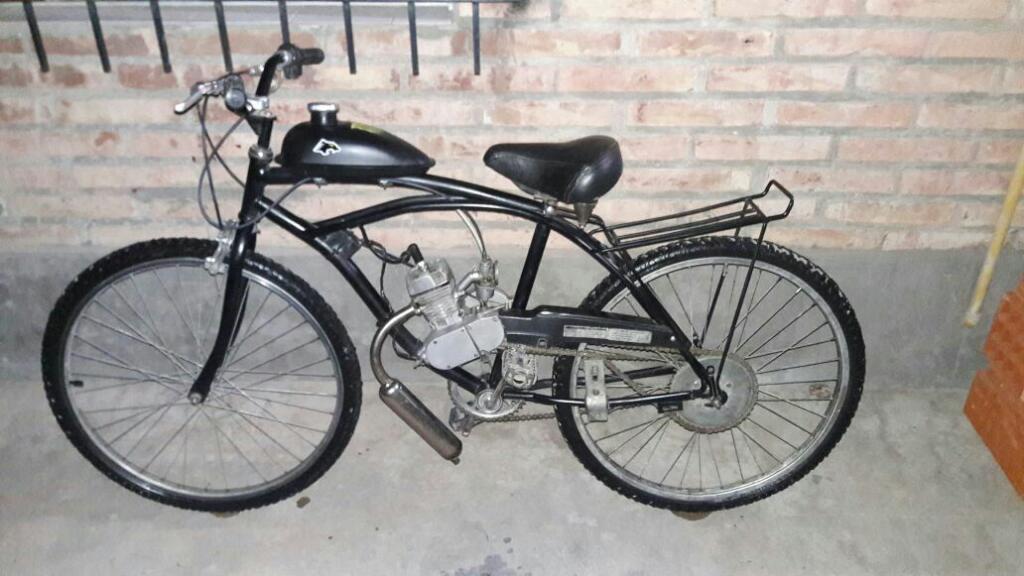 Vendo bici moto negra rod 26