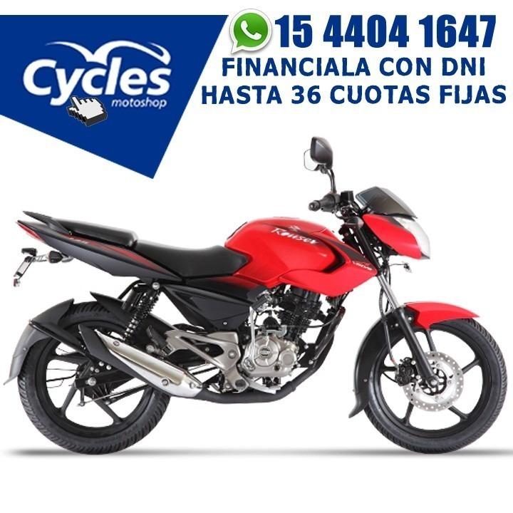 Bajaj Rouser 135 0km.tenela Hasta 36 Cuotas Fijas Y En Pesos