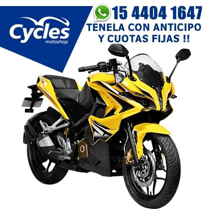 Bajaj 200 Rs Rouser Tenela Con Un Anticipo Y Cuotas Fijas