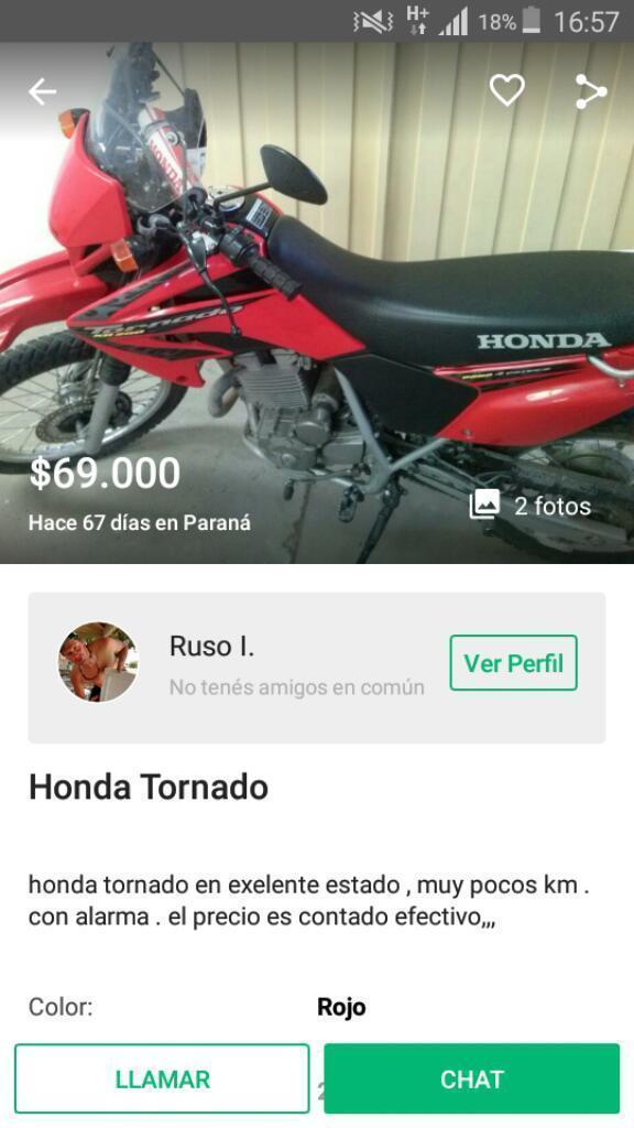 Vendo Honda Tornado