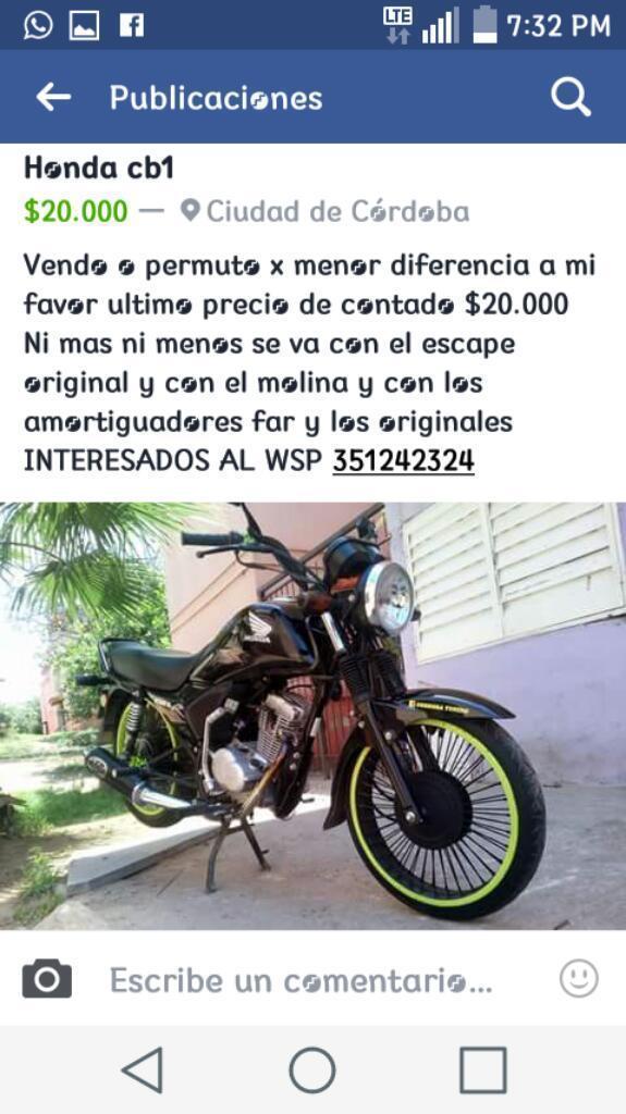 Honda Cb1 Liquido Urgente