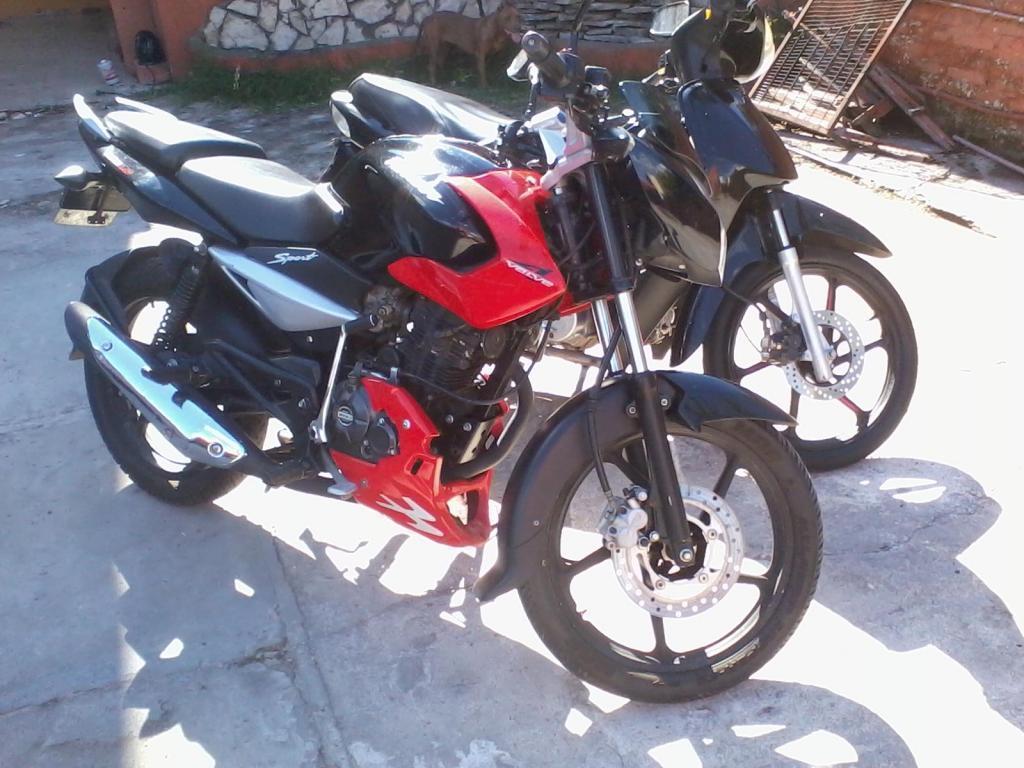 rouser 135 y motomel c110 pto x auto con gnc