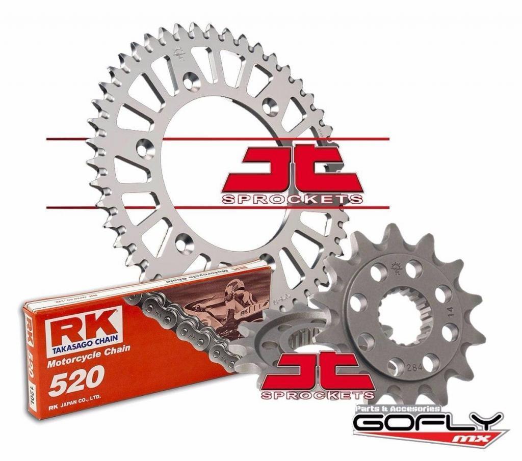 Kit Transmisión Corona Al.piñon Jtcadena Rk Honda Cr Crf