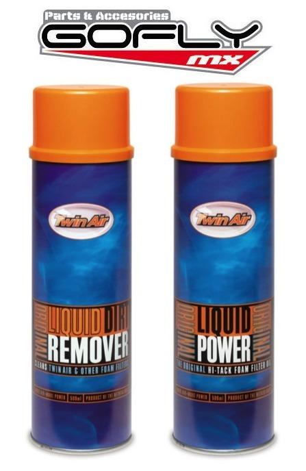 Pack Twin Air Liquid Powerdirt Remover Spray Filtro De Aire