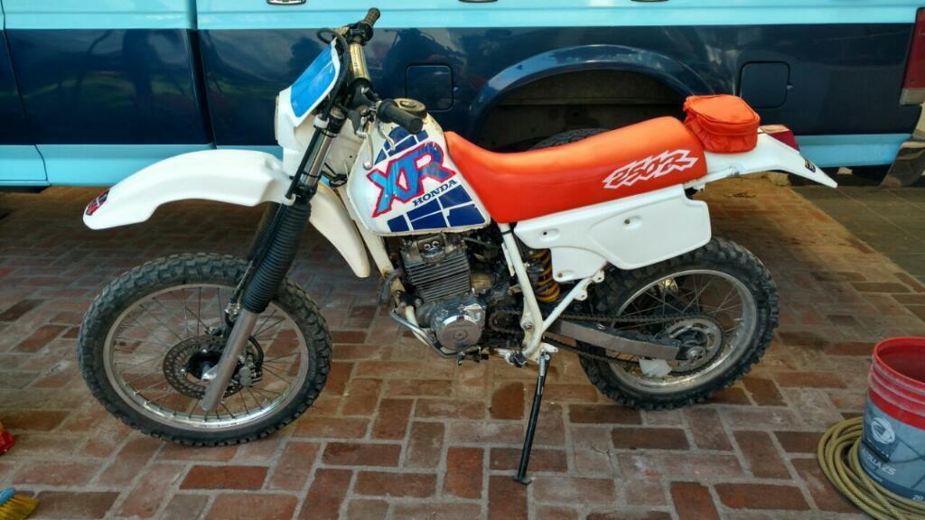 Honda Xr 250 Vendo O Permuto