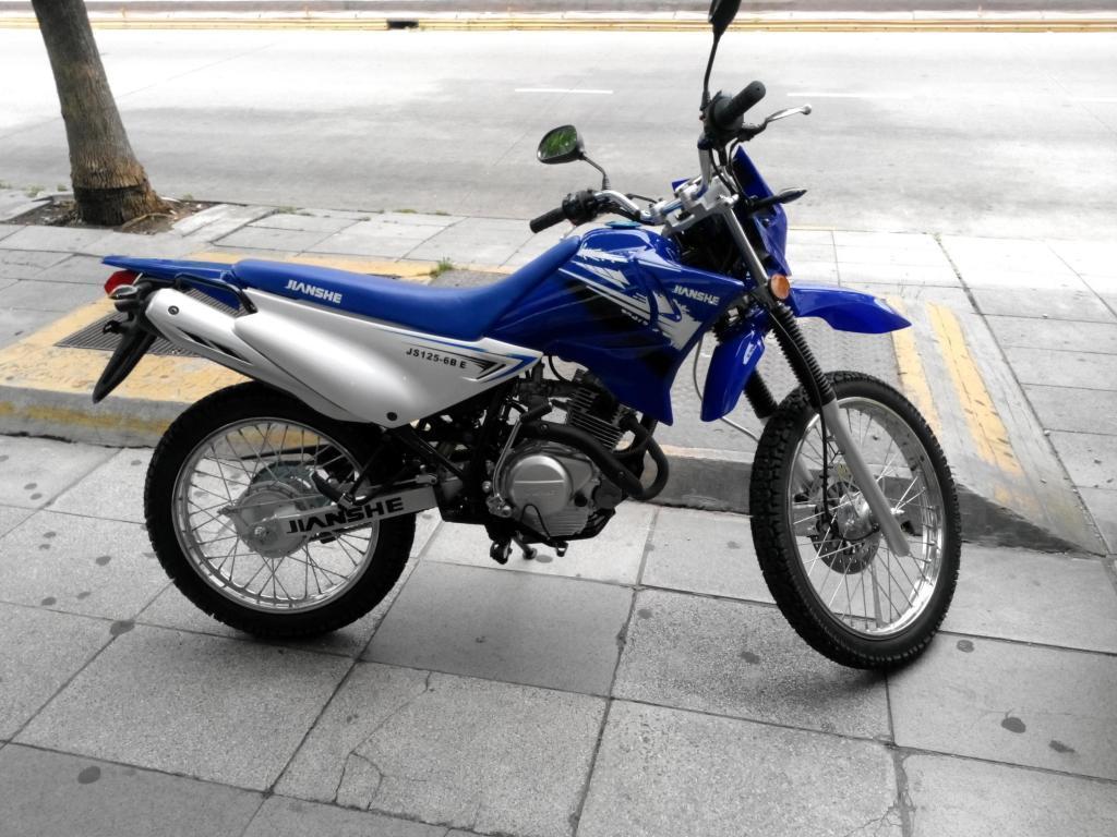 vendo o permuto jianshe 125 enduro nueva 4 meses de uso