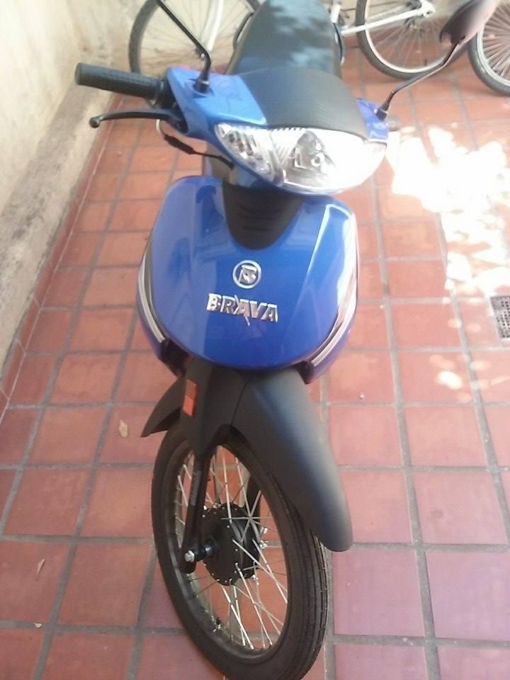 Moto Brava 110 Azul