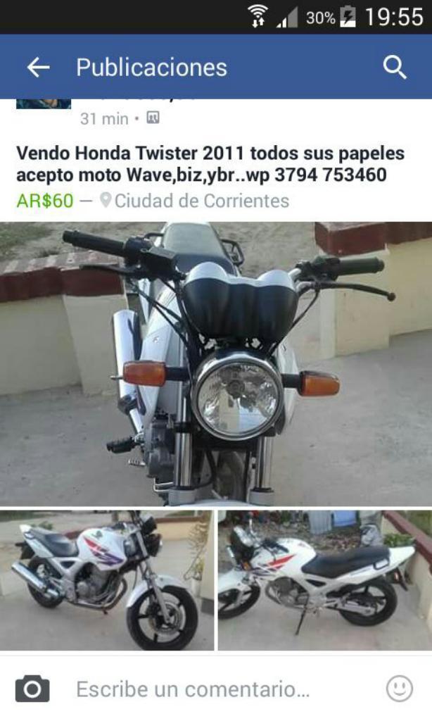 Vendo Moto en Exelente Estado Retificada