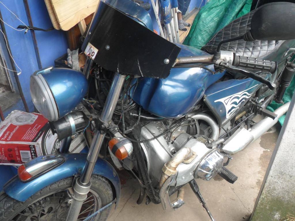 vendo moto artesanal con motor citroen