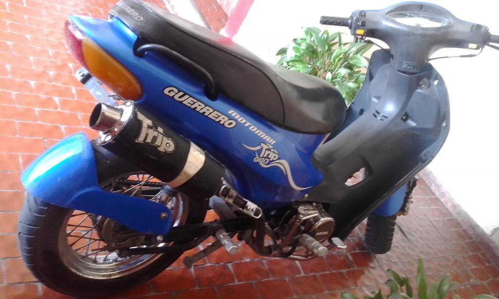 Vendo moto guerrero trip tunning 2014