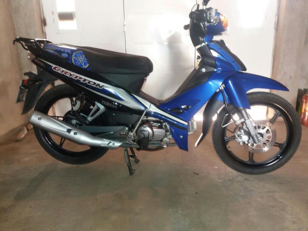 Vendo Yamaha Crypton Modelo 2016