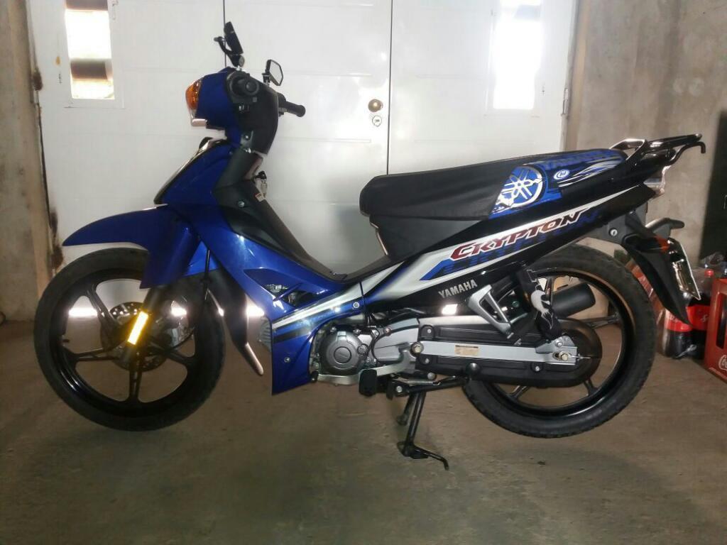 Vendo Yamaha Crypton Modelo 2016