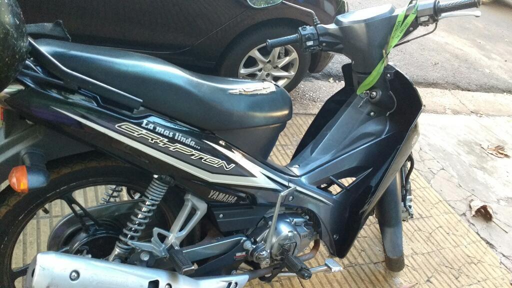 Vendo Yamaha Crypton 110 Unica Dueña