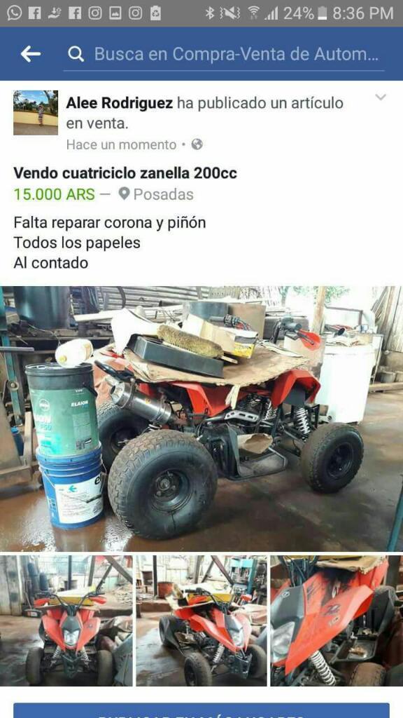 Vendo Zanella 200cc