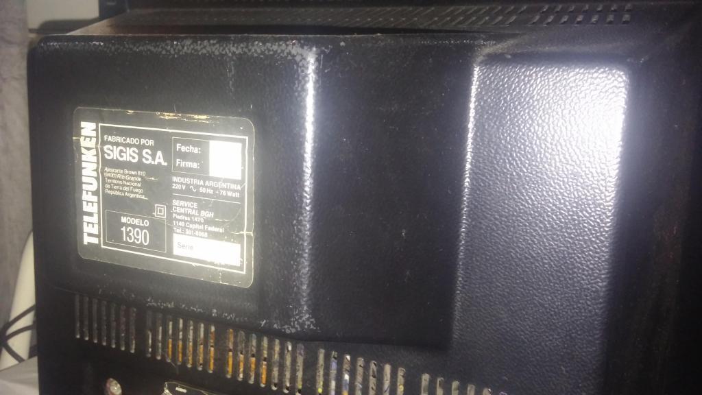 Vendo TV de 20 Telefunken O Permuto Moto!!