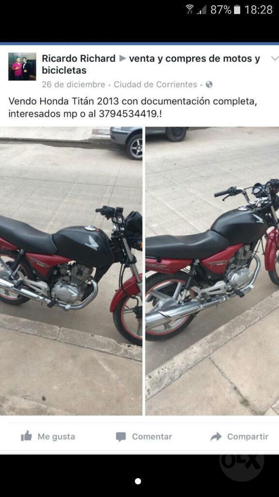 Vendo Honda Titan