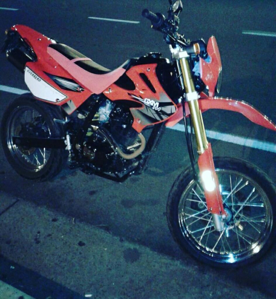 Vendo Super Motard Guerrero Gxm 200
