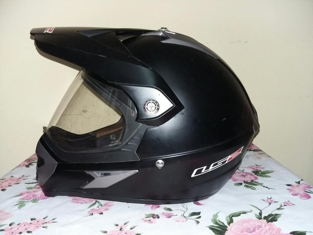 Casco Moto Cross Ls2 con Visor Xl