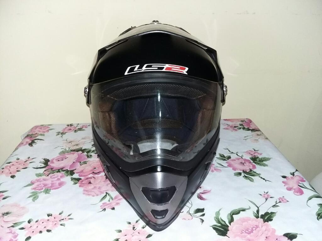 Casco Moto Cross Ls2 con Visor Xl