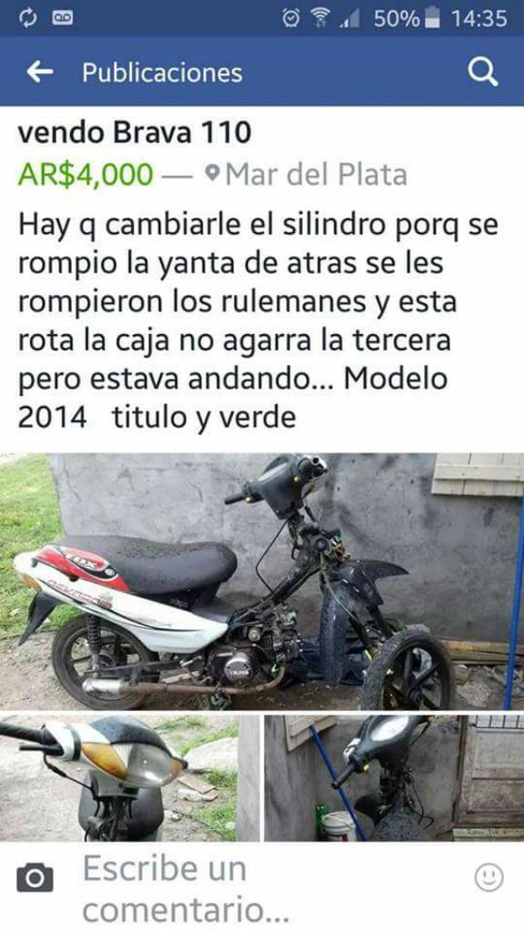 Vendo Tomo Vici Playera en Parte de Pago