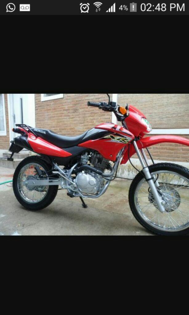 Vendo Honda Xr 125 Modelo 2013