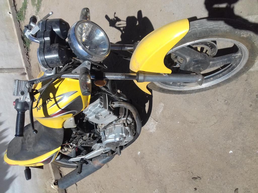 Motocicleta appia brezza 150 cc amarilla
