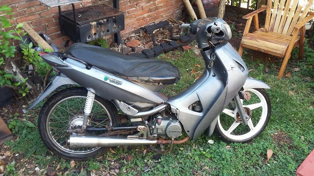 Vendo Urgente Zanella Zb Todos Los Papeles Motor Nuevo Cubierta Trasers Nueva de Contado