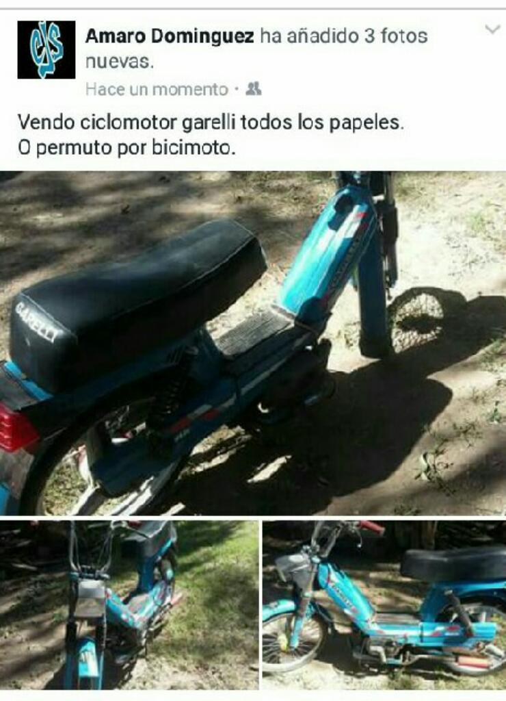 Vendo O Permuto Ciclomotor X Bicimoto