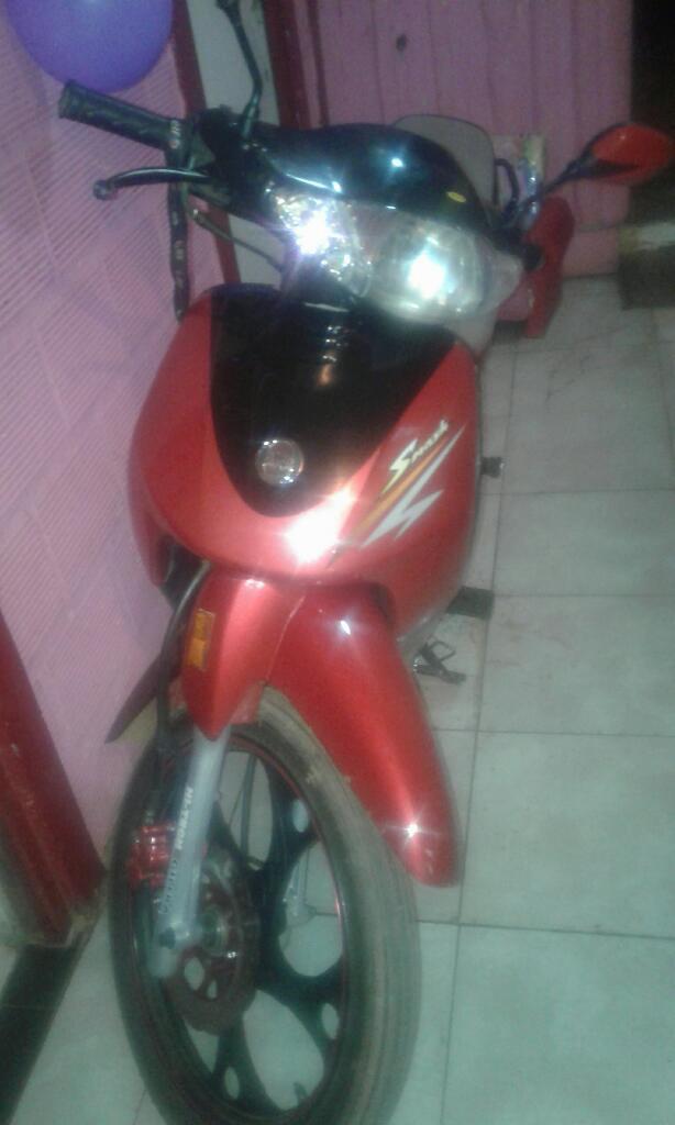 Una Moto Gilera Smash 110