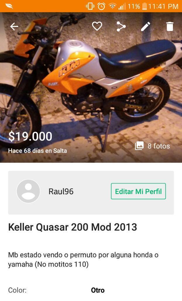 Keller Quasar 200 Enduro 2013