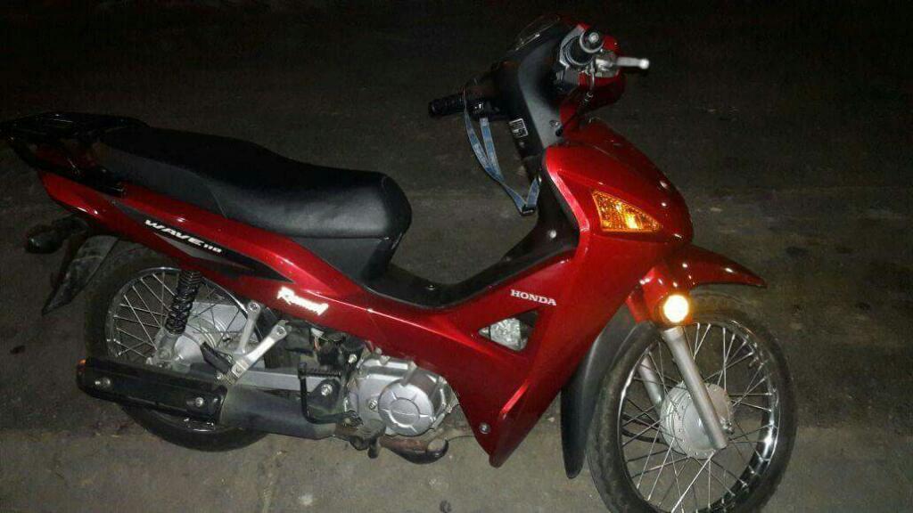Vendo Honda Wave Modelo 2014 Todo Los Pa