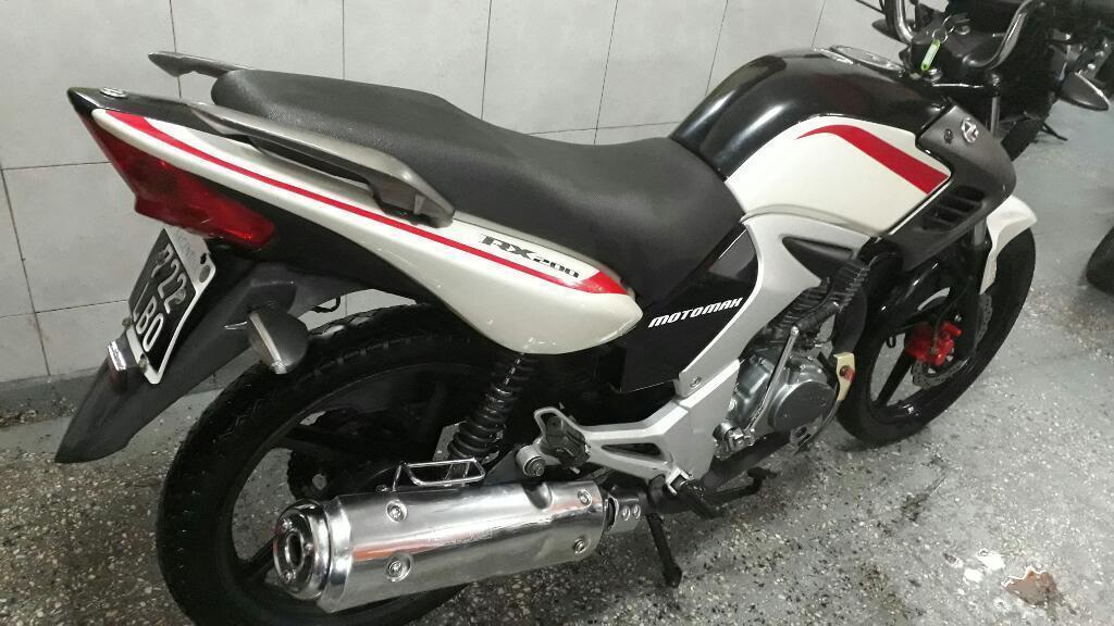Vendo Zanella Rx 200c 2015 Rec Moto
