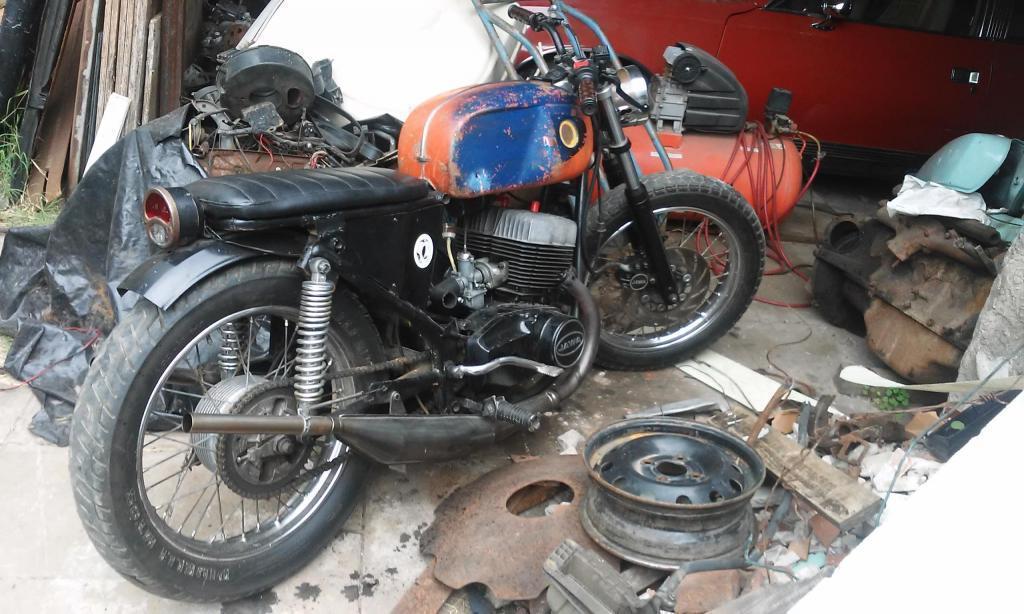 JAWA 350 1993 TIPO STREET TRACKER BOBBER STREAM