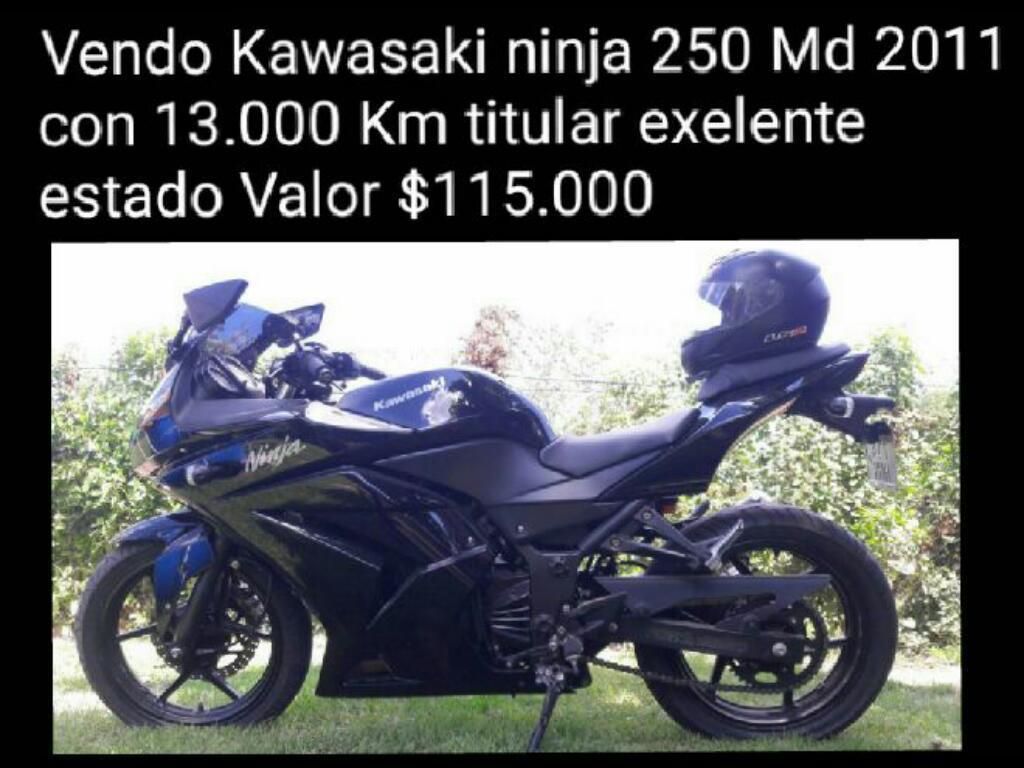 Vendo Kawasaki Ninja 250