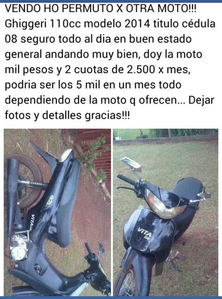 Permuto X Otra Moto!!!