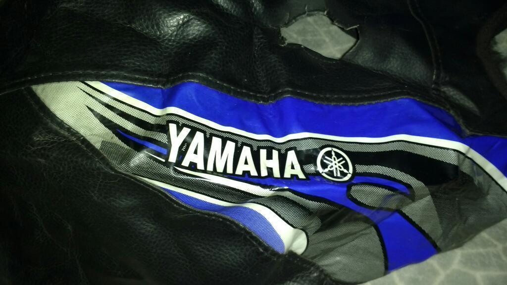 Funda Tanque de Moto Ybr 125 Cc Color Negro con Azul