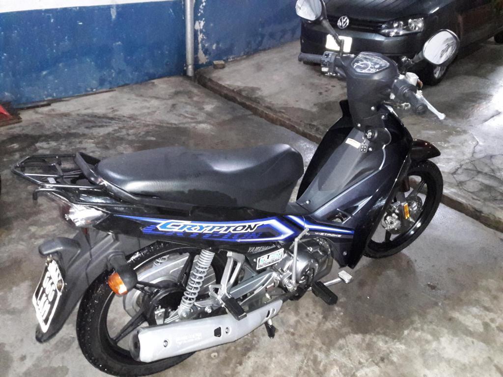 YAMAHA CRYPTON 110 2015 CON 7300KM CANJE POR CG 150 2015 EN ADELANTE PAGO DIFERENCIA CONTADO