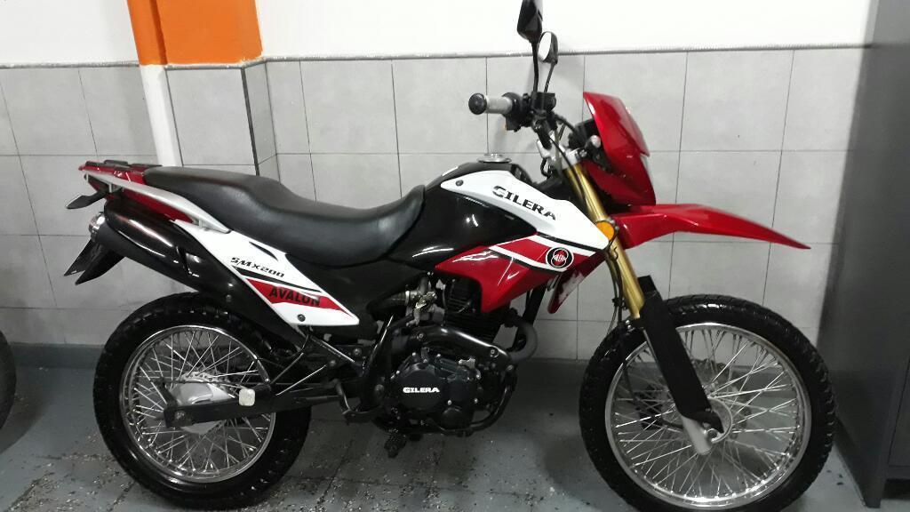 Gilera Smx 200c 2015 8000km Recibo Moto