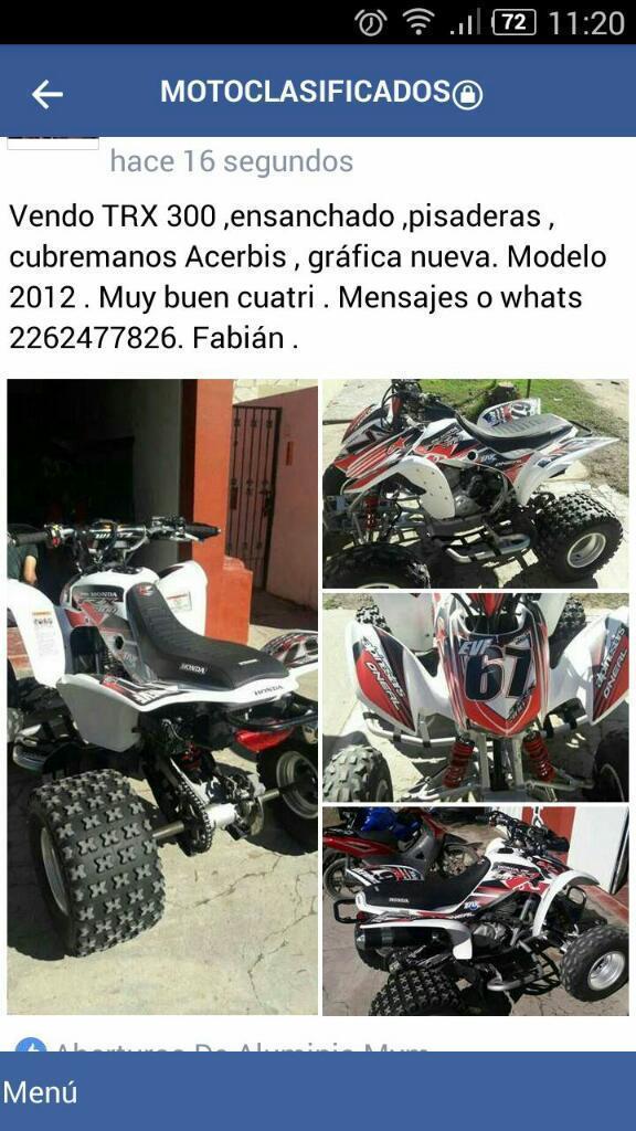 Vendo Trx 2012 Unico