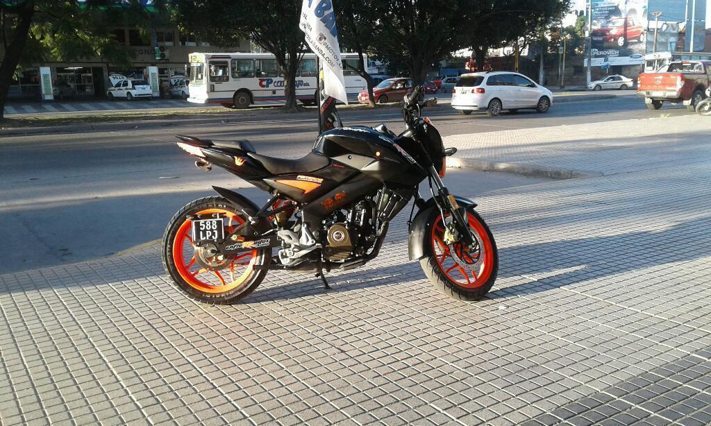 Moto Ns 200 Color Negra