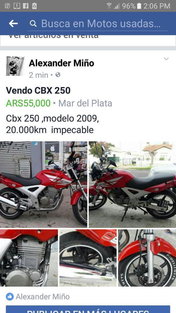 Vendo Cbx 250