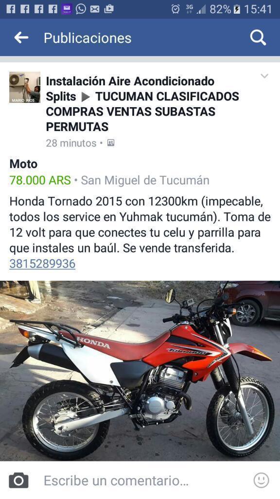 Vendo Honda Tornado