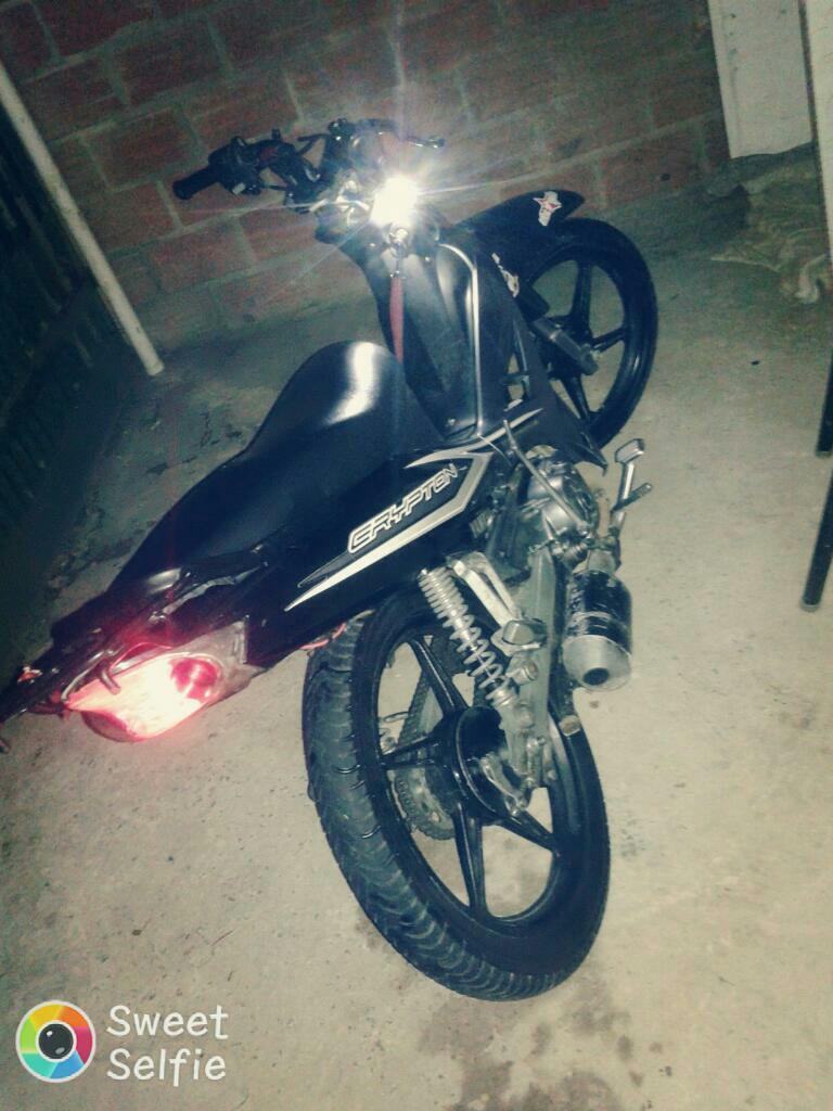 Vendo Crypton 2013 Enfierrado