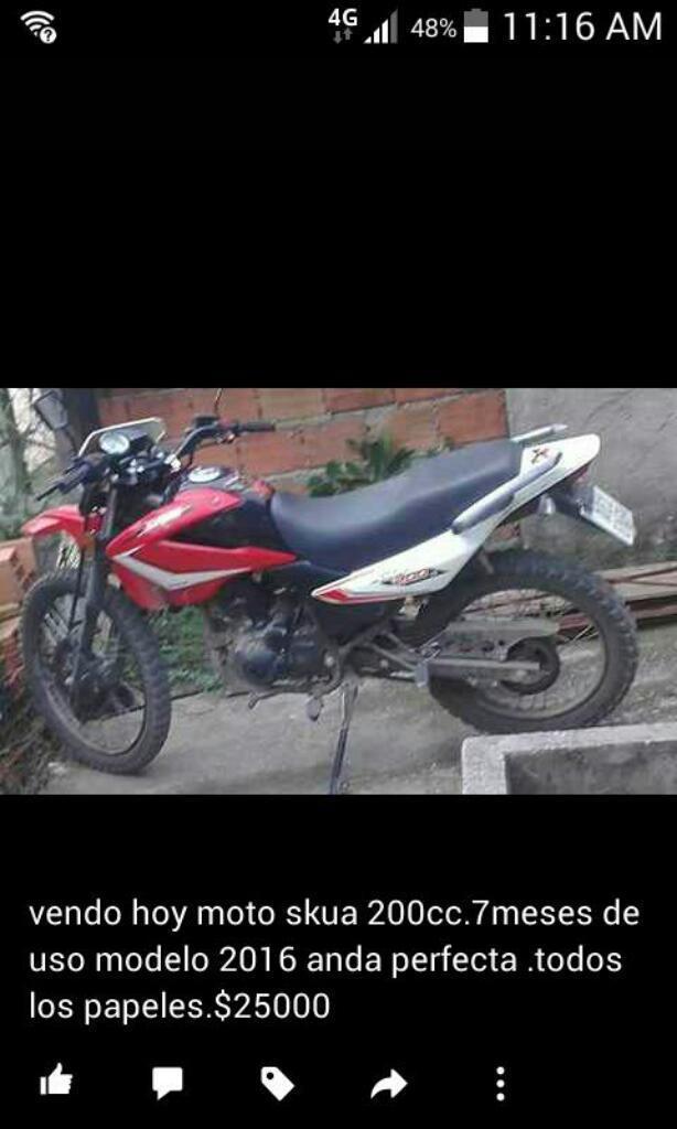 Vendo Motomel Skua 200(nueva)