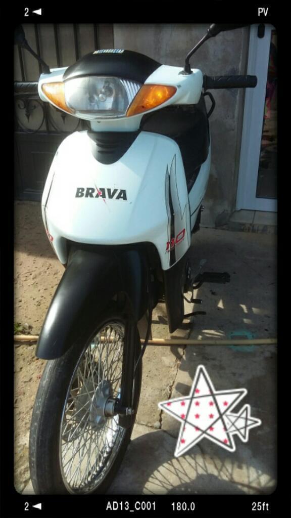 Vendo Moto Brava 110,2014