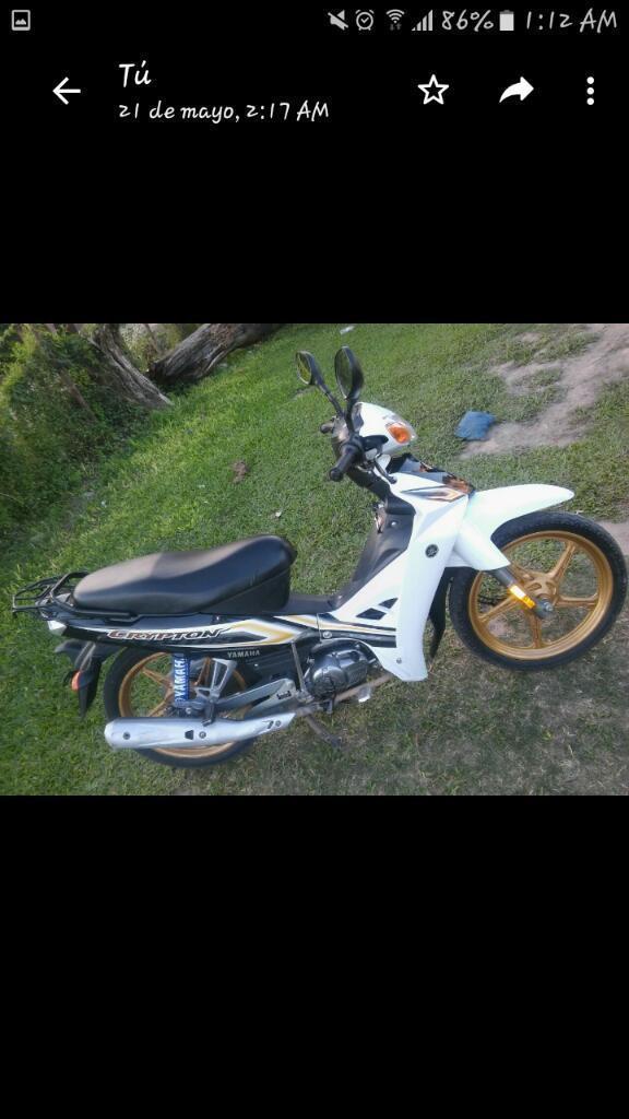 Vendo Yamaha New Crypton Impecable