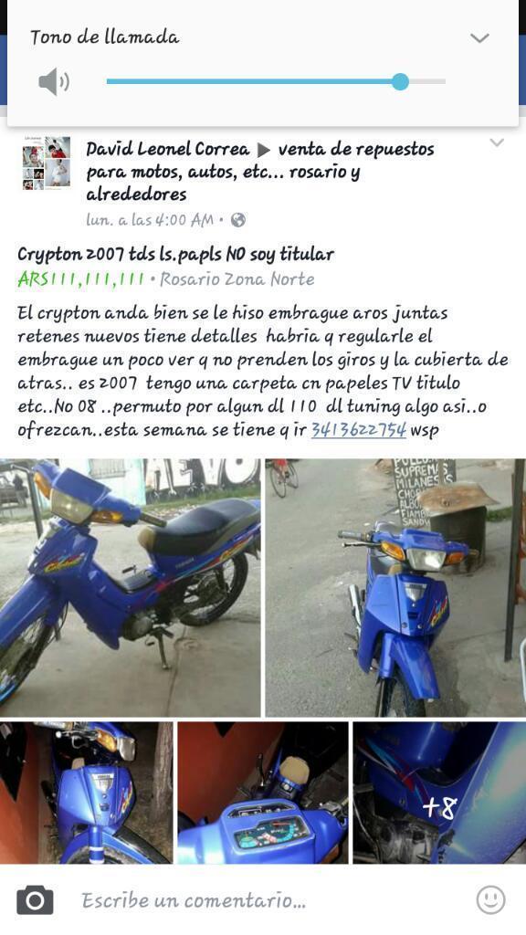 Crypton 2007 N Sy Titular Tds Ls Papls