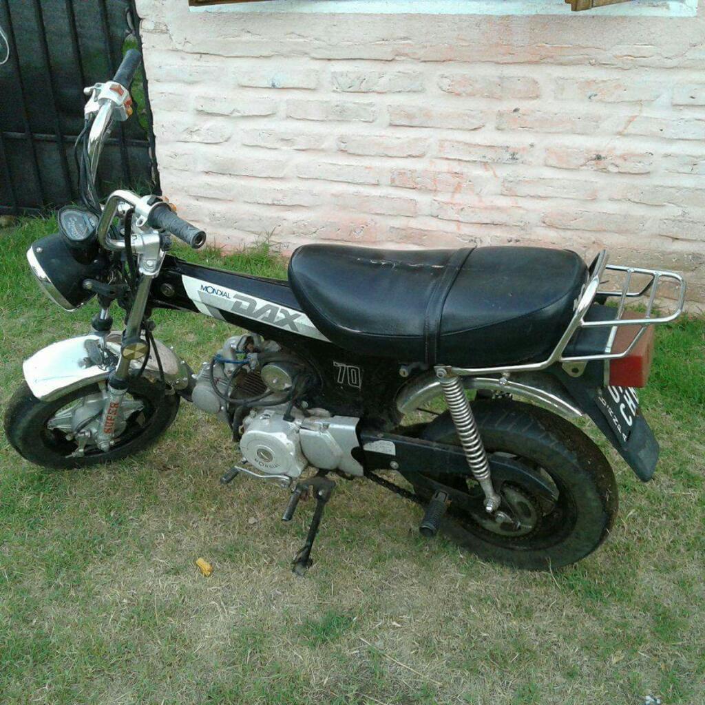 Vendo Moto Dax Mondial 70.modelo 2007